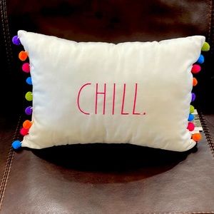 NWT Rae Dunn “Chill” Pillow